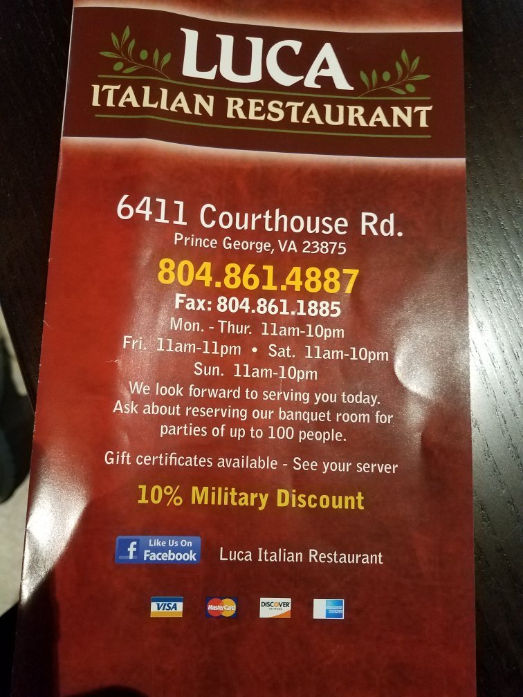 Luca Italian Restaurant